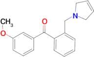 3'-methoxy-2-(3-pyrrolinomethyl) benzophenone