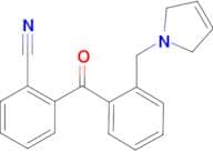 2-cyano-2'-(3-pyrrolinomethyl) benzophenone