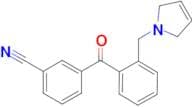 3'-cyano-2-(3-pyrrolinomethyl) benzophenone
