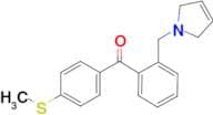 2-(3-pyrrolinomethyl)-4'-thiomethylbenzophenone