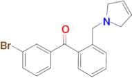 3'-bromo-2-(3-pyrrolinomethyl) benzophenone