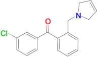 3'-chloro-2-(3-pyrrolinomethyl) benzophenone