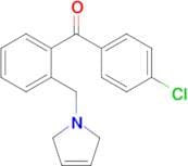 4'-chloro-2-(3-pyrrolinomethyl) benzophenone