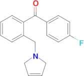 4'-fluoro-2-(3-pyrrolinomethyl) benzophenone