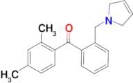 2,4-dimethyl-2'-(3-pyrrolinomethyl) benzophenone