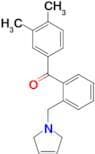 3,4-dimethyl-2'-(3-pyrrolinomethyl) benzophenone