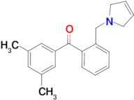 3,5-dimethyl-2'-(3-pyrrolinomethyl) benzophenone