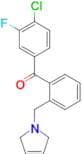 4-chloro-3-fluoro-2'-(3-pyrrolinomethyl) benzophenone