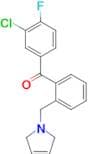 3-chloro-4-fluoro-2'-(3-pyrrolinomethyl) benzophenone