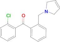 2-chloro-2'-(3-pyrrolinomethyl) benzophenone
