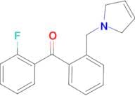 2-fluoro-2'-(3-pyrrolinomethyl) benzophenone