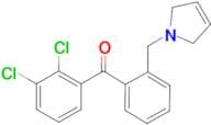2,3-dichloro-2'-(3-pyrrolinomethyl) benzophenone