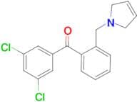 3,5-dichloro-2'-(3-pyrrolinomethyl) benzophenone