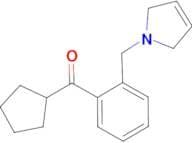 Cyclopentyl 2-(3-pyrrolinomethyl)phenyl ketone