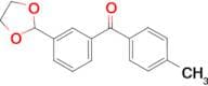 3-(1,3-Dioxolan-2-yl)-4'-methylbenzophenone