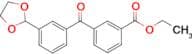 3-carboethoxy-3'-(1,3-dioxolan-2-yl)benzophenone