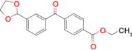 4'-carboethoxy-3-(1,3-dioxolan-2-yl)benzophenone