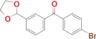 4'-bromo-3-(1,3-dioxolan-2-yl)benzophenone