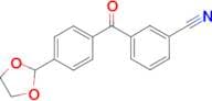 3-cyano-4'-(1,3-dioxolan-2-yl)benzophenone