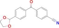 4-cyano-4'-(1,3-dioxolan-2-yl)benzophenone