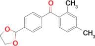 2,4-dimethyl-4'-(1,3-dioxolan-2-yl)benzophenone
