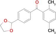 2,5-dimethyl-4'-(1,3-dioxolan-2-yl)benzophenone