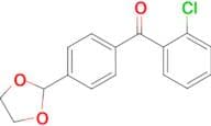2-chloro-4'-(1,3-dioxolan-2-yl)benzophenone