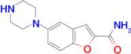 5-(Piperazin-1-yl)benzofuran-2-carboxamide