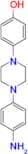 1-(4-Aminophenyl)-4-(4-hydroxyphenyl)piperazine