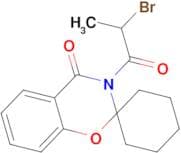 3-(2-Bromopropanoyl)spiro[benzo[e][1,3]oxazine-2,1'-cyclohexan]-4(3H)-one