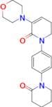 3-Morpholino-1-(4-(2-oxopiperidin-1-yl)phenyl)-5,6-dihydropyridin-2(1H)-one