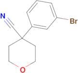 4-(3-Bromophenyl)oxane-4-carbonitrile