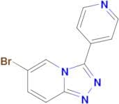 4-{6-Bromo-[1,2,4]triazolo[4,3-a]pyridin-3-yl}pyridine