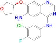 (S)-N4-(3-Chloro-4-fluorophenyl)-7-((tetrahydrofuran-3-yl)oxy)quinazoline-4,6-diamine
