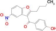 (2-Butyl-5-nitrobenzofuran-3-yl)(4-hydroxyphenyl)methanone