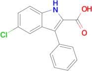 5-Chloro-3-phenyl-1H-indole-2-carboxylic acid