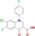 7-Chloro-6-fluoro-1-(4-fluorophenyl)-4-oxo-1,4-dihydroquinoline-3-carboxylic acid
