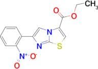 Ethyl 6-(2-nitrophenyl)imidazo[2,1-b]thiazole-3-carboxylate