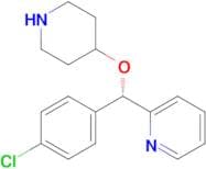 (S)-2-((4-Chlorophenyl)(piperidin-4-yloxy)methyl)pyridine