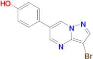 4-(3-Bromopyrazolo[1,5-a]pyrimidin-6-yl)phenol