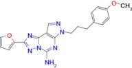 2-(Furan-2-yl)-7-(3-(4-methoxyphenyl)propyl)-7H-pyrazolo[4,3-e][1,2,4]triazolo[1,5-c]pyrimidin-5-a…