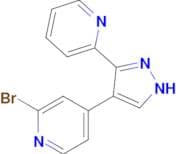 2-Bromo-4-(3-(pyridin-2-yl)-1H-pyrazol-4-yl)pyridine