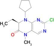 (R)-2-Chloro-8-cyclopentyl-7-ethyl-5-methyl-7,8-dihydropteridin-6(5H)-one