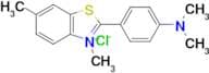 2-(4-(Dimethylamino)phenyl)-3,6-dimethylbenzo[d]thiazol-3-ium chloride