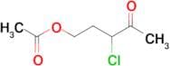 3-Chloro-4-oxopentyl acetate