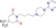 4,4-Dimethyl-1-(4-(4-(pyrimidin-2-yl)piperazin-1-yl)butyl)piperidine-2,6-dione