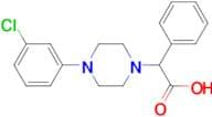 2-[4-(3-Chlorophenyl)piperazin-1-yl]-2-phenylacetic acid