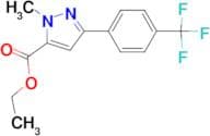 ETHYL 1-METHYL-3-(4-(TRIFLUOROMETHYL)PHENYL)-1H-PYRAZOLE-5-CARBOXYLATE
