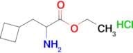 ETHYL 2-AMINO-3-CYCLOBUTYLPROPANOATE HCL