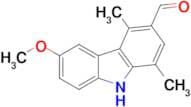 6-METHOXY-1,4-DIMETHYL-9H-CARBAZOLE-3-CARBALDEHYDE